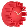 3D koepel ronde nummer muur klokken digitale abstracte stereo mode moderne kunst reloj de pared woonkamer home decor speciale geschenken H1230