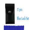 7pcs Transparent Locks with 17pcs LockPick Set,10pcs Broken Key Extractor Pick Tool Combination,Locksmith Supply Kit