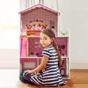 Amerikaanse voorraad houten poppenhuis blokken cadeau voor kinderen A57