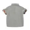 2022 Gentleman Style Ragazzi T-shirt Polo Estate Bambini T-shirt manica corta Turn-Down Collar Bambini Casual Tops Tees