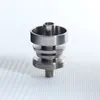 Univeral 6 In 1 Titanium Nail 10/14/19mm Female And Male Domeless Titanium Nail Set For Smoking Pipe