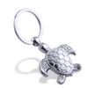 Gratis frakt av DHL New Zink Alloy Turtle Shaped Key Chains Novelty Metal Key Rings Present WB2899