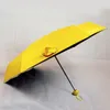 Kapsül Mini Şemsiye Yağmur Cep Antiuv Koruması S Rüzgar Geçirmez Katlama Kadınlar için Y200324