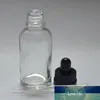 Klare 30ml Glasflasche 1 Unze Flasche mit kindersicheren Kappen- und Glastrockner Freies Verschiffen