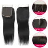 28 30inch Mink Brazilian Hairs Bundles With 3PCS Body Wave Straight Hair 4x4 Lace Closure Unprocessed Remy Human Hair Weave