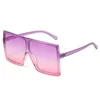 39 couleurs lunettes de soleil surdimensionnées grandes femmes mode lunettes de soleil pour femme et hommes PC cadre carré charnière en métal