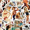 50 stcs/lot retro sexy meisje mooie vrouw dame stickers voor laptop skateboard bagage auto stickers dope sticker197y