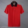 2021SS Diseñador Polo Shirts Hombres Polos de lujo Casual Mens T Shirt Serpiente Abeja Carta Impresión Bordado Moda High Street Man Tee 0001