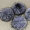 15cm Ball Women Winter Warm Caps Hats Female Ladies Cute Knitted Hats with Real Fur PomPom Ball Kids Boys Grils Warm Beanies5751490