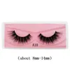 Cils 3D Faux Mink Lashes Fluffy Soft Wispy Natural Cross Extension de cils Réutilisable Lash Pack Make Up Tools