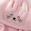Embroidered Cat Coral Fleece Cartoon Hair Drying Cap Three-cornered Hat Women Absorbent Quick-drying Cute WH0472