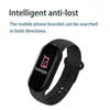 M6 Smart Muñequeras Pulsera Reloj de Pulsera Ráfica Corazón Presión arterial Pedómetro Bluetooth Fitness Tracker Deporte Smartband para iPhone Xiaomi Huawei