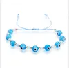 Bijoux faits à la main turc verre perles brins Bracelet lien chaîne amulette religieux mauvais œil bleu cristal Bracelets pour femme cadeau