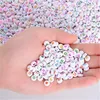 1200pcs 7mm mélange lettre perles carré alphabet perles perles acryliques bijoux à bricoler soi-même faisant pour bracelet collier accessoires Y200730