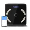 Yimeis Scale Floor Smart Fat Digital Huit Équilibre des couleurs noires Connect Balances Bluetooth SE45001 T200523