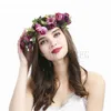 New Bohemian Flower Wreath Headband Seaside Holiday Photo Rose Flower Hair Accessories Festive Party Wedding Decoration