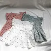 enkelibb素敵な幼児の女の子の夏の服セット綿