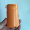 50 pcs 80 g 120 pink green blue orange plastic Tearing pill bottle Flip lid Candy packaging free shipping