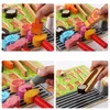 Cuisine de simulation en bois pour enfants maison de jeu crème glacée magasin de fruits barbecue ensemble coupe cognitive caisse enregistreuse jouets éducatifs LJ201009