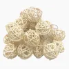 2M Rattan Ball USB 5V 20LED String Light Warm White Fairy Holiday For Party Christmas Wedding Home Decoration Y201020