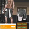 Men039s Running Shorts Sportswear Man Male Gym Shorts for Jogging Sports Pants Men 2 In 1 DoubleDeck Quick Dry Workout Fitness28458984631