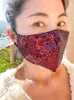 Gezichtsmasker Fashion Party Bling Sequin Paillette Designer Luxe Wasbare Herbruikbare Mascarillas Beschermende verstelbare katoenen maskers Ademend voor buiten voor vrouwen