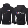 2023 Fashion Casual Trend Märke BMW M Biltryck Män tröja Power Spring Autumn Cotton Mens Sweatshirts Hoodie Sweaters