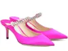 Elegante Dames Bing Pumps Sexy Spitse Teen Kristallen Bandjes Naaldhakken Dame Hoge Hakken Jurk Feest Bruiloft Bruids Beste cadeau met doos EU35