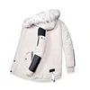 Inverno nuovi uomini Parka moda uomo casual spesso caldo Parka stile lungo giacca maschile confortevole collo di pelliccia con cappuccio Parka cappotto 3XL 201111