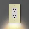 Plug Cover LED Night Light PIR Motion Sensor Safety Lights Angel Wall Outlet Hallway Bedroom Bathroom Lamp9603161