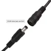 20021 nuevo envío gratis 12V DC Cable de extensión 5,5*2,1mm macho hembra Cable de alimentación 3m DC conector para adaptador de corriente LED Cámara