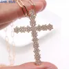MHS.SUN Fashion Women Pendant Necklace AAA Zircon Stone Jewelry Religion Necklace Chain Choker For Men Party Gift 1PC 2010134317601