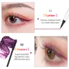 QIC Jewel Light Color Eyeliner liquido e mascara Set 36H lunga durata Impermeabile 3 opzioni di colore Trucco occhi1587034