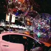 Nova onda de balão LED Luzes de tira com bateria Circular Bobo bola LED tiras para o Natal Dia das Bruxas festa de casamento decoração