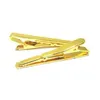 6 Styles Fashion Metal Silver Gold Simple Slyckig Tie Bar CLASP CLAMP CLAMP PIN FÖR MÄN GANGT 2021