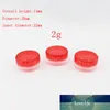 2G X 200 PS Kleine Clear Lege Cream Jar Cosmetische Container Sample Jar Display Case Cosmetische Verpakking 2G Mini Plastic Flessen Tin