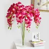 Elegante künstliche Phalaenopsis-Blumen 103 cm / 40 "Länge Schmetterling Orchideenstrauß für Home Ornament Hochzeitsdekoration 7 Farben