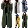 Femmes tricot chandails Cardigan solide à capuche pull 2019 automne chaud épais Long manteau hiver tricot manteau grande taille 5XL tricots