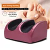 220V chauffage électrique masseur de pieds Relaxation pétrissage rouleau vibrateur Machine réflexologie veau jambe soulagement de la douleur se détendre