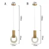 LED Gold Luxury Crystal Pendant Lamps Belysning f￶r s￤ngen sovrum vardagsrum