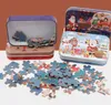 kerstcadeaus 60 stukjes handgemaakte kerstpuzzel voor kinderen, houten kerstcadeaus voor kinderen