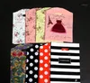 Gift Wrap High Quality Bag With Handle Wedding Birthday Party Favor Pink Paper Shopping For Clothes/Shoes1