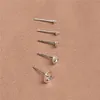 Sterling 925 Silver Studs Studs Ustalenia Stud z tyłu, podstawy kolczyki i tylne zestawy koronek hurtowych 50 par