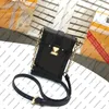 M63913 M67873 Vertikal Trunk Pochette Canvas Clutch Messenger Women Real Leather Designer Square Purse Mini Crossbody Evening Shoulder Bag