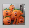 2018 Discount vente d'usine Costume de mascotte d'oranges de fruits Dessin animé Personnage de thème Anime Noël Carnaval Fête Costumes Fantaisie Tenue Adulte Meilleure qualité