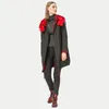 Kollektion Frühling Herbst Damen Jacke Mantel Warme winddichte Jacke Plus Größe mit Kapuze Taschen Mode Parka Kleidung 201027