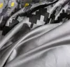 Luxuriöses 60er-Jahre-Bettwäscheset aus ägyptischer Baumwolle mit Blattstickerei, Bettbezug, flaches Blatt, Kissenhülle, 4 Stück/König/Königin-Größe T200706