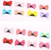 Nuevo 100 unids/pack recién nacido niñas pelo escaso encantador BB Clips Bowknot horquilla chico accesorios para el cabello niños mini clip de pelo