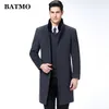 Batmo Aankomst Autumnwinter Hoge kwaliteit Wol Lange Trench Coat Menmen's Wool JacketSwarm Coatplus-Size M-XXXL8808 201127