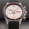 V7F 1685713002 ETA A7750 Chronographe Automatic Mens Watch Arear Case de texture blanche STRAPE DE RÉSAUX NOIRE